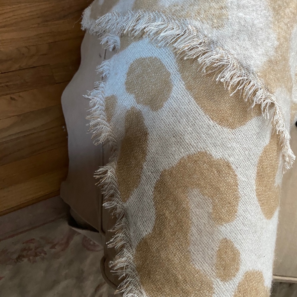 New with Express leopard print shawl scarf wrap